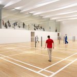 badminton centre internal
