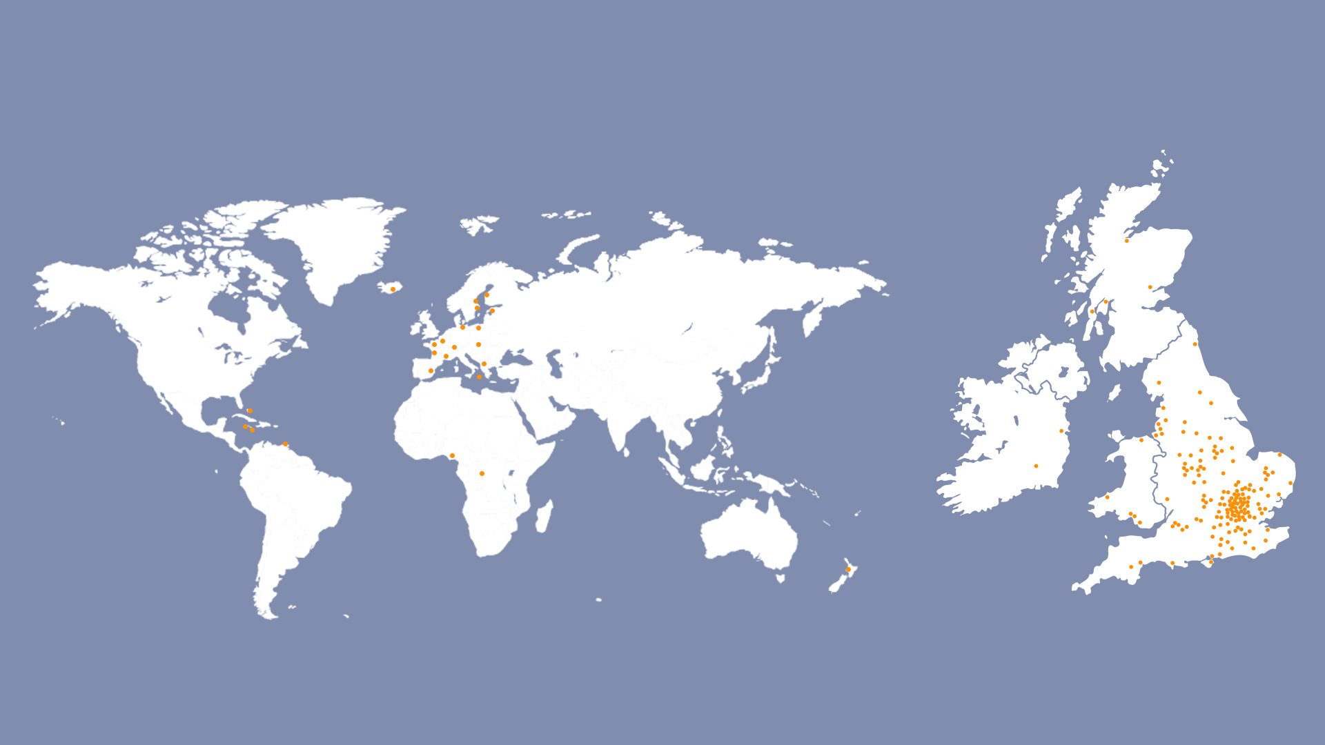 Tye Architects World Map