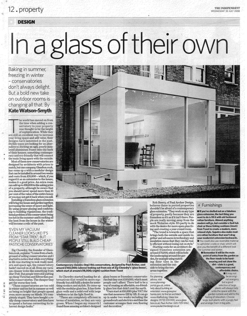 Glass House Extension – The Independent