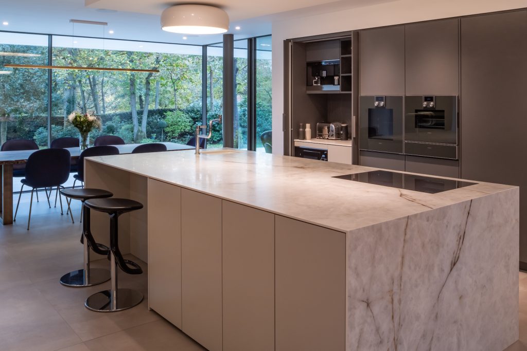 a modern kitchen