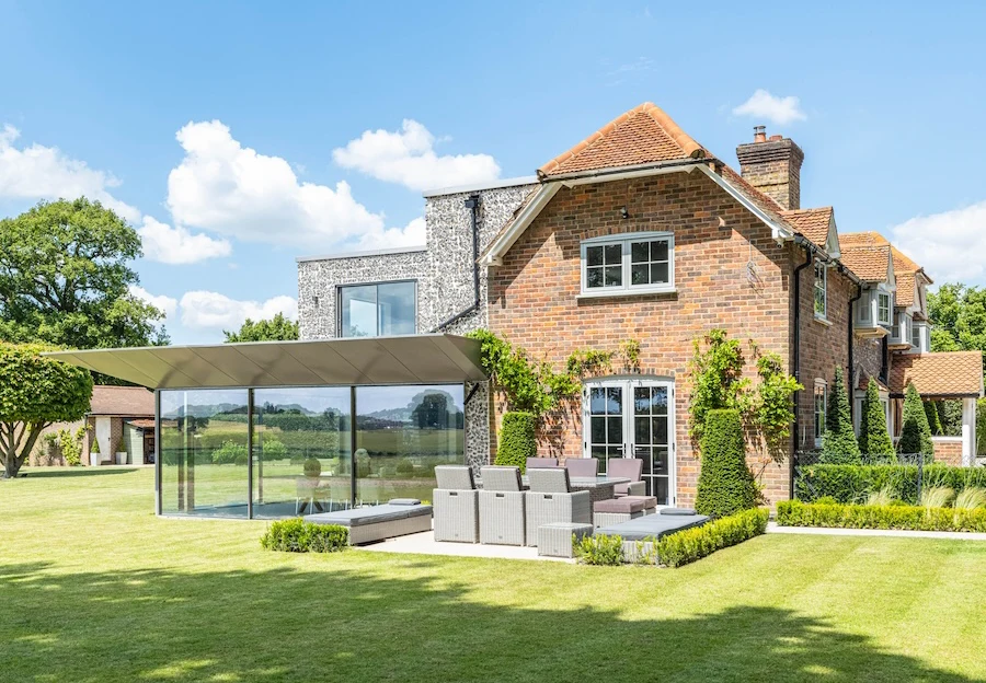 listed building extension for flint house